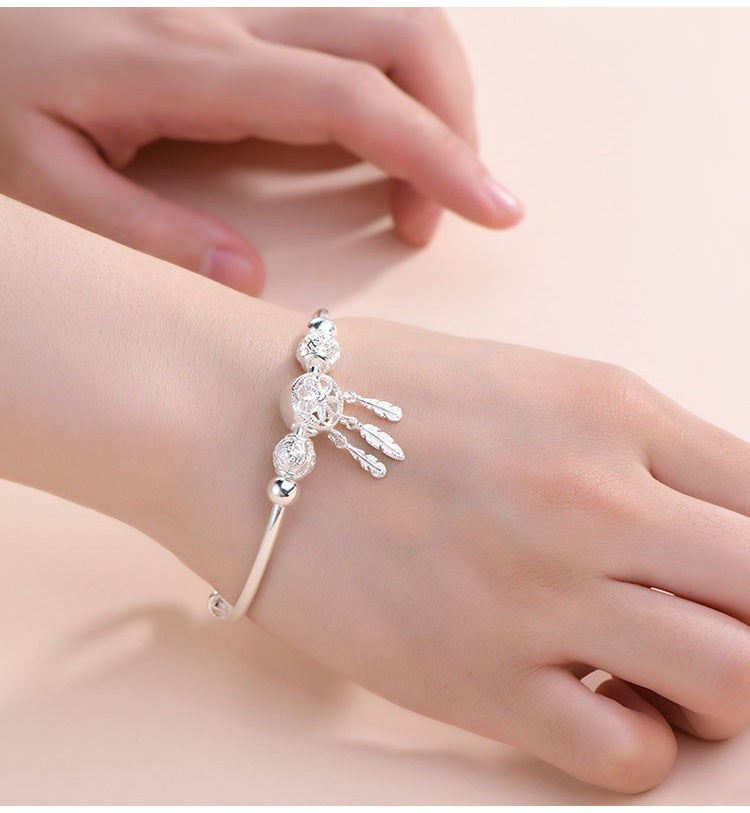 【30% OFF】✨✨【Kup 1 sztuki i otrzymaj 1 sztuki gratis】Bransoletka regulowana ze srebra 925