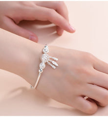 【30% OFF】✨✨【Kup 1 sztuki i otrzymaj 1 sztuki gratis】Bransoletka regulowana ze srebra 925