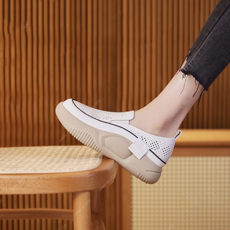【35-40】Letnie ażurowe buty na koturnie lekkie wygodne