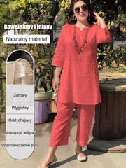 【Topy + Spodnie】2026 Lato Nowy Moda Casual Damski Garnitur ✅Wygodny ✅Miękki ✅Oddychający