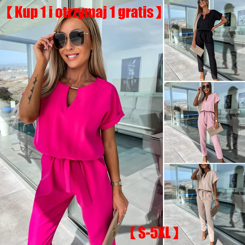 🌼🥰【S-5XL】2026 Modny elastyczny kombinezon w komplecie