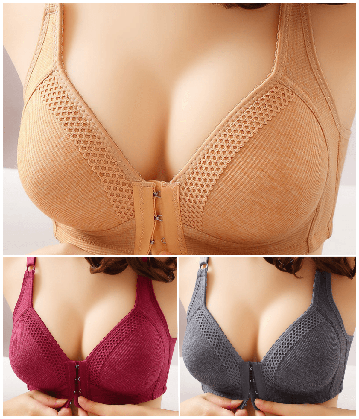 🔥49% zniżki💥Oferta ograniczona czasowo! Trzyczęściowy komplet💥 Wysokiej jakości bezszwowy biustonosz push-up, stylowy i seksowny, zapobiega wpadkom w garderobę.