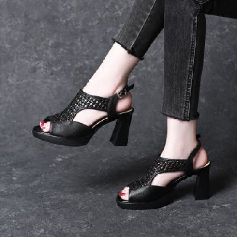 🔥 -45% ZNIŻKI 🔥 Sandały Damskie Lato 2026 – Na Platformie, Płaskie, Open Toe (5/7 cm) | Rozmiary 35-40
