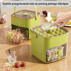 💞 Sprzedaż przekroczyła 50 000 sztuk! 💥🥤🧊 50% zniżki! Pojemnik do robienia i przechowywania lodu: jednorazowo wytwarza 48 kostek, szczelna pokrywka. Możliwość piętrowania – oszczędność miejsca. W zestawie łopatka i szczypce do lodu 🏖️✅