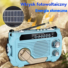 👍Oferta w połowie ceny📻Przenośne wielofunkcyjne radio AM i latarka