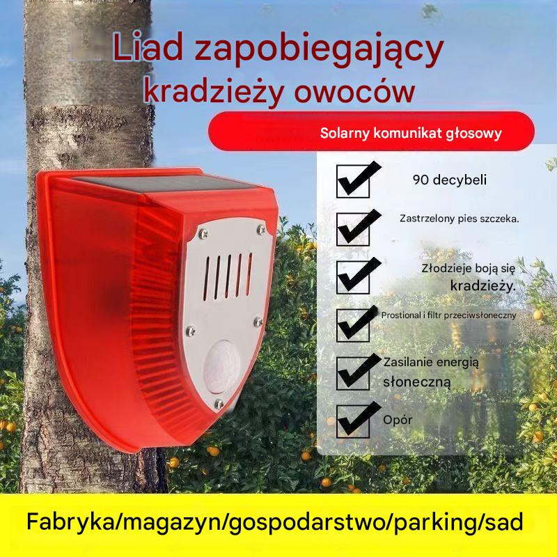 👏👏 Lampa alarmowa zasilana energią słoneczną