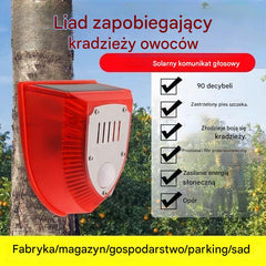 👏👏 Lampa alarmowa zasilana energią słoneczną