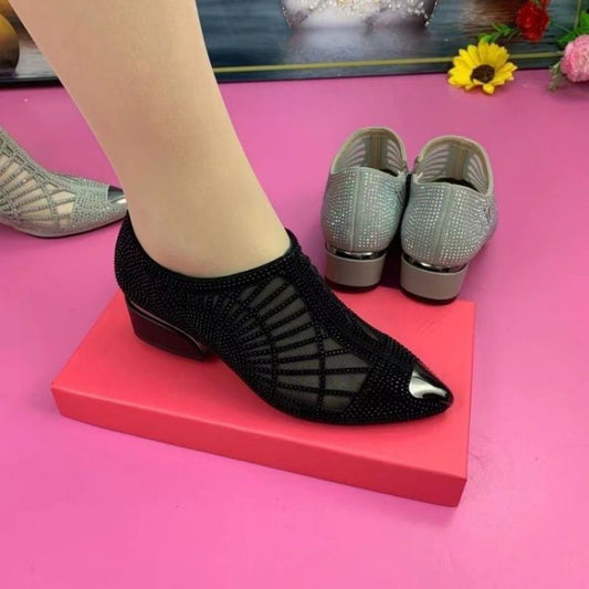 【35-41】Damskie sandały na grubym obcasie w nowym stylu 2024 w stylu retro