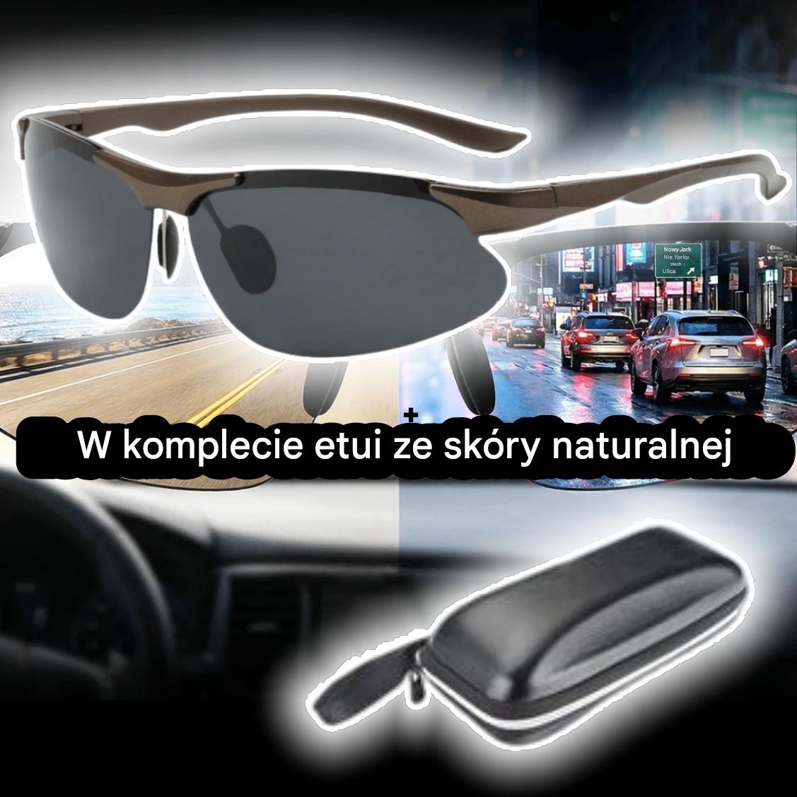【50% OFF】🕶️ Okulary polaryzacyjne fotochromowe do jazdy w dzień i w nocy 🚗