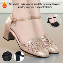 💞【35~40】2025 Nowe stylowe sandały na niskim obcasie