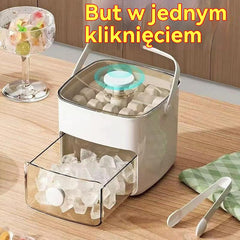 💞 Sprzedaż przekroczyła 50 000 sztuk! 💥🥤🧊 50% zniżki! Pojemnik do robienia i przechowywania lodu: jednorazowo wytwarza 48 kostek, szczelna pokrywka. Możliwość piętrowania – oszczędność miejsca. W zestawie łopatka i szczypce do lodu 🏖️✅