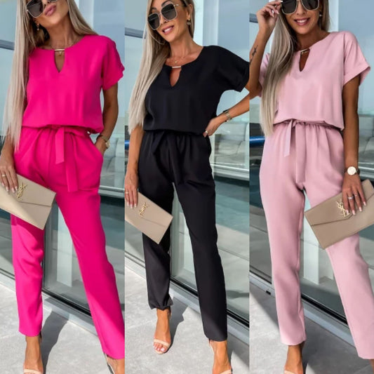 🌼🥰45% OFF 【S-5XL】2026 Modny elastyczny kombinezon w komplecie