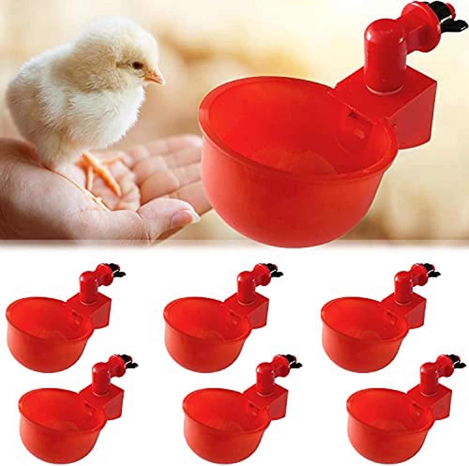 🦆🐔 【Kup 10, otrzymasz 10 gratis】【20 sztuk】Automatyczna miska do pojenia drobiu